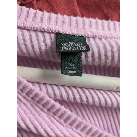 Wild Fable Women's Long Sleeve Cozy Crop Ribbed Top - Picture 5 of 5